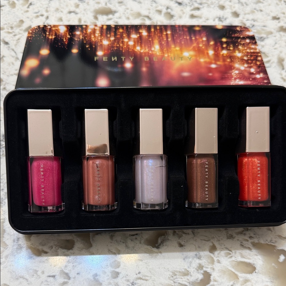 Fenty Beauty Lipstick Set - Pink, Brown, Orange Shades